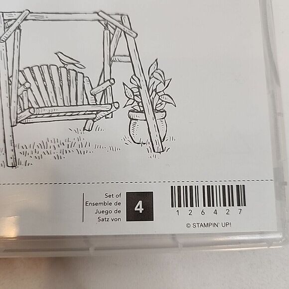Stampin' Up! Stamp Set SUMMER AFTERNOON Set of 4 126427 Bikes Puppy Outdoor - Picture 2 of 4